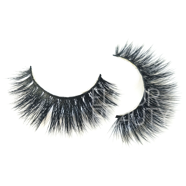 Best 3D volume mink fake eyelashes factory China ED73